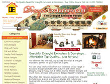 Tablet Screenshot of draught-excluders.com